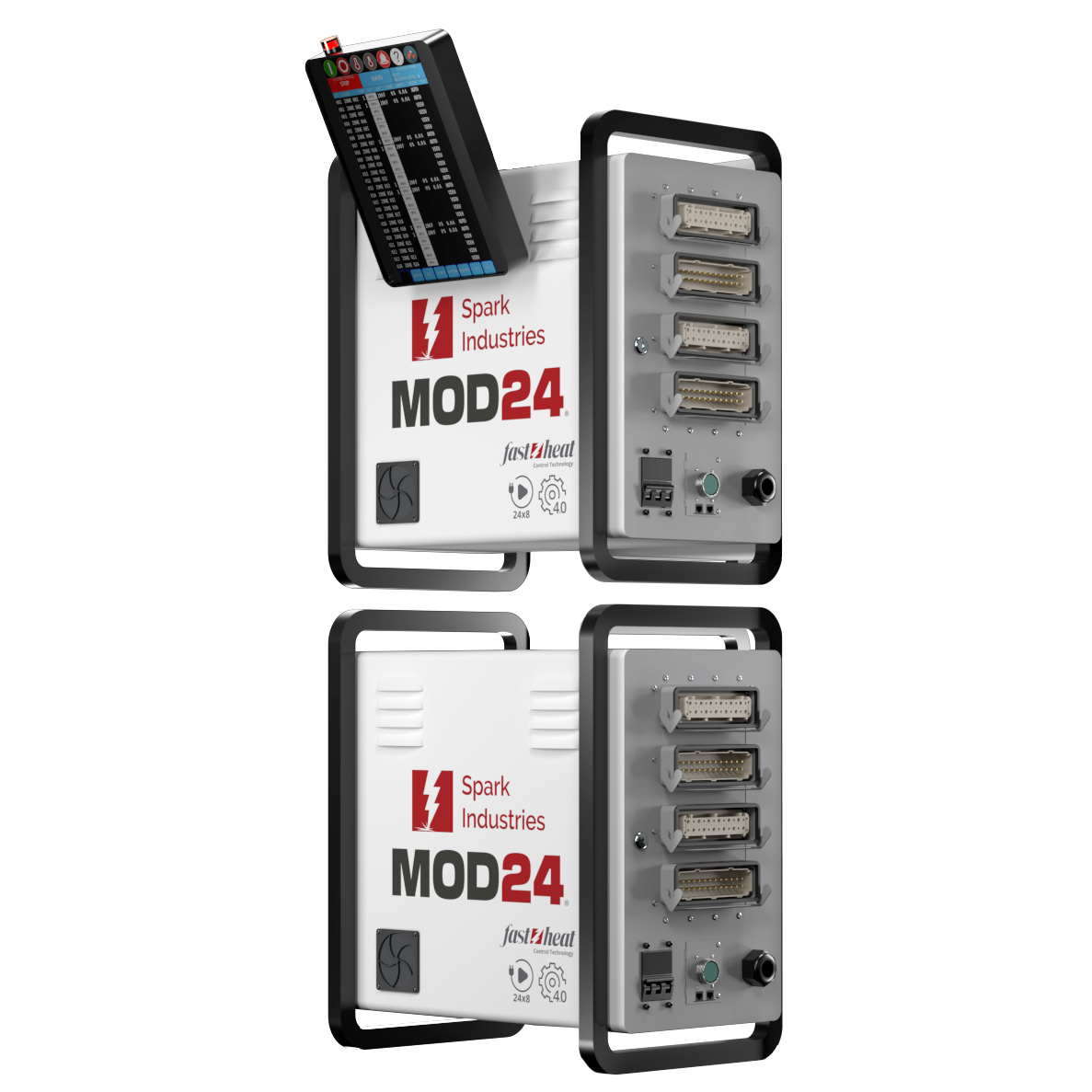 MOD24 Wall or Panel Mount | Spark Industries | Hot Runner Controller